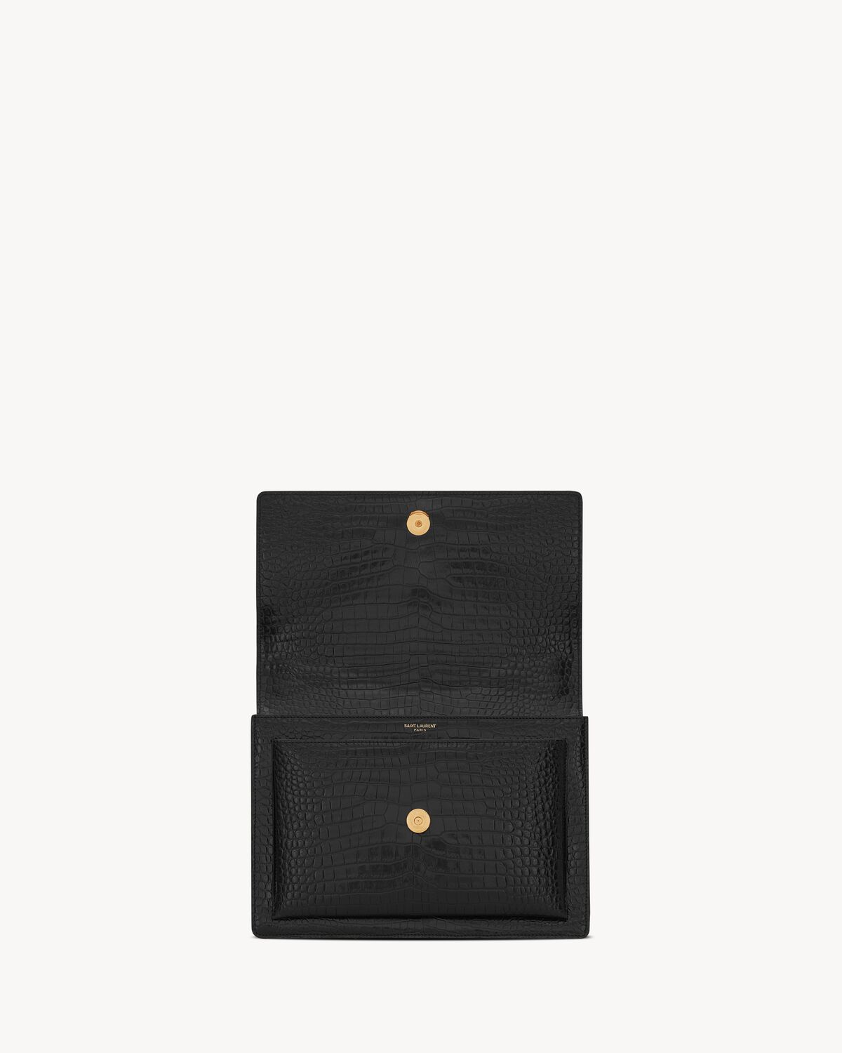 YSL Sunset Large in Crocodile-Embossed Leather - Image 4